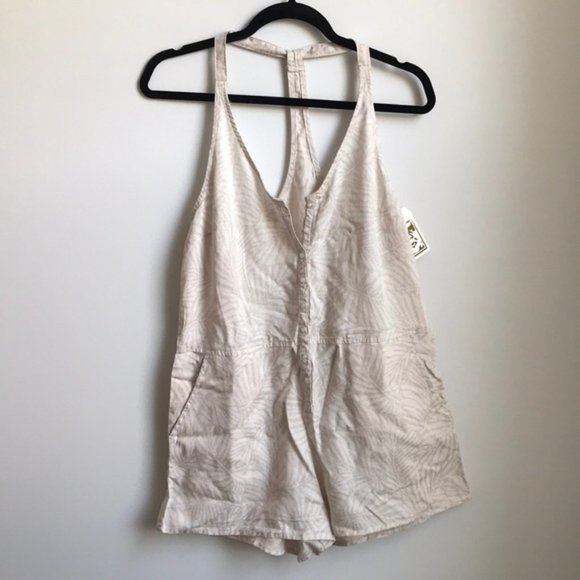 OBEY • Skylar Palm Print Romper - Picture 2 of 8